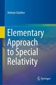 Cover von Elementary Approach to Special Relativity