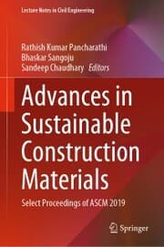 Cover von Advances in Sustainable Construction Materials