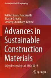 Cover von Advances in Sustainable Construction Materials