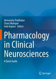 Cover von Pharmacology in Clinical Neurosciences