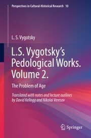 Cover von L.S. Vygotsky's Pedological Works. Volume 2.