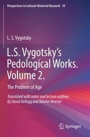 Cover von L.S. Vygotskys Pedological Works. Volume 2.