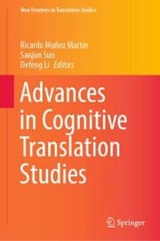 Cover von Advances in Cognitive Translation Studies