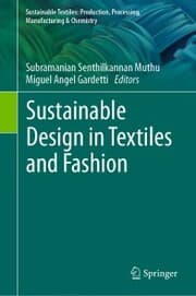 Cover von Sustainable Design in Textiles and Fashion