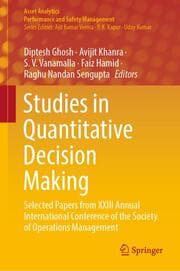 Cover von Studies in Quantitative Decision Making