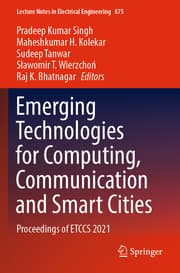 Cover von Emerging Technologies for Computing, Communication and Smart Cities