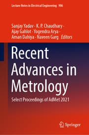 Cover von Recent Advances in Metrology