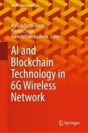 Cover von AI and Blockchain Technology in 6G Wireless Network