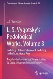 Cover von L. S. Vygotsky's Pedological Works, Volume 3