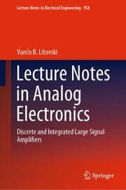 Cover von Lecture Notes in Analog Electronics