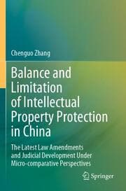 Cover von Balance and Limitation of Intellectual Property Protection in China