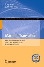 Cover von Machine Translation