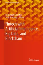Cover von Fintech with Artificial Intelligence, Big Data, and Blockchain