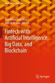 Cover von Fintech with Artificial Intelligence, Big Data, and Blockchain