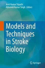 Cover von Models and Techniques in Stroke Biology