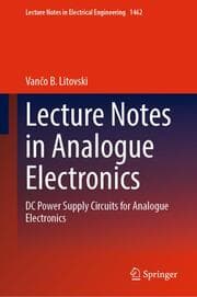 Cover von Lecture Notes in Analogue Electronics