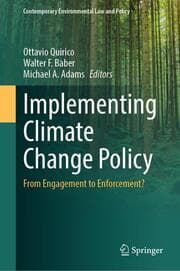 Cover von Implementing Climate Change Policy