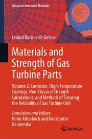 Cover von Materials and Strength of Gas Turbine Parts