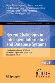 Cover von Recent Challenges in Intelligent Information and Database Systems