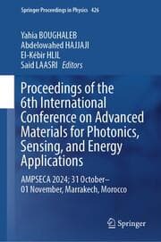 Cover von Proceedings of the 6th International Conference on Advanced Materials for Photonics, Sensing, and Energy Applications