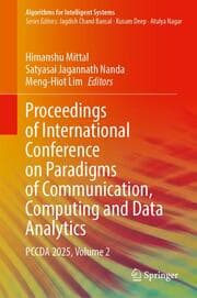 Cover von Proceedings of International Conference on Paradigms of Communication, Computing and Data Analytics