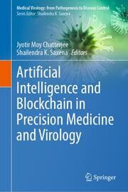 Cover von Artificial Intelligence and Blockchain in Precision Medicine and Virology