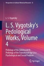 Cover von L. S. Vygotsky's Pedological Works, Volume 4