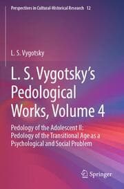 Cover von L. S. Vygotsky's Pedological Works, Volume 4