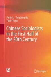 Cover von Chinese Sociologists in the First Half of the 20th Century