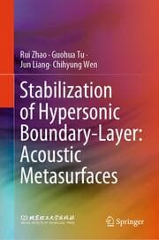 Cover von Stabilization of Hypersonic Boundary-Layer: Acoustic Metasurfaces