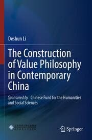 Cover von The Construction of Value Philosophy in Contemporary China