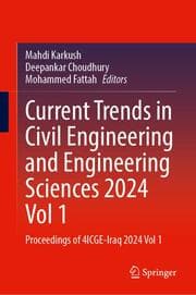 Cover von Current Trends in Civil Engineering and Engineering Sciences 2024, Vol 1