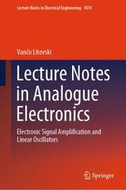 Cover von Lecture Notes in Analogue Electronics