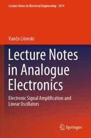 Cover von Lecture Notes in Analogue Electronics