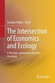Cover von The Intersection of Economics and Ecology