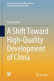 Cover von A Shift Toward High-Quality Development of China