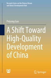 Cover von A Shift Toward High-Quality Development of China