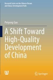 Cover von A Shift Toward High-Quality Development of China