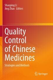 Cover von Quality Control of Chinese Medicines