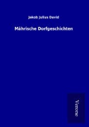 Cover von Mährische Dorfgeschichten
