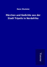Cover von Märchen und Gedichte aus der Stadt Tripolis in Nordafrika