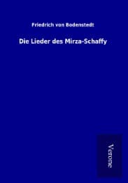 Cover von Die Lieder des Mirza-Schaffy