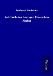Cover von Lehrbuch des heutigen Römischen Rechts