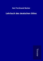 Cover von Lehrbuch des deutschen Stiles
