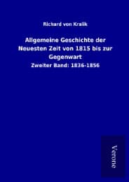 Cover von Allgemeine Geschichte der Neuesten Zeit von 1815 bis zur Gegenwart