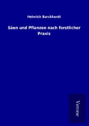 Cover von Säen und Pflanzen nach forstlicher Praxis