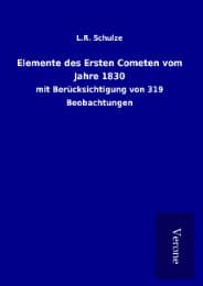 Cover von Elemente des Ersten Cometen vom Jahre 1830