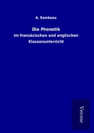Cover von Die Phonetik
