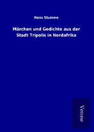 Cover von Märchen und Gedichte aus der Stadt Tripolis in Nordafrika