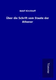 Cover von Über die Schrift vom Staate der Athener